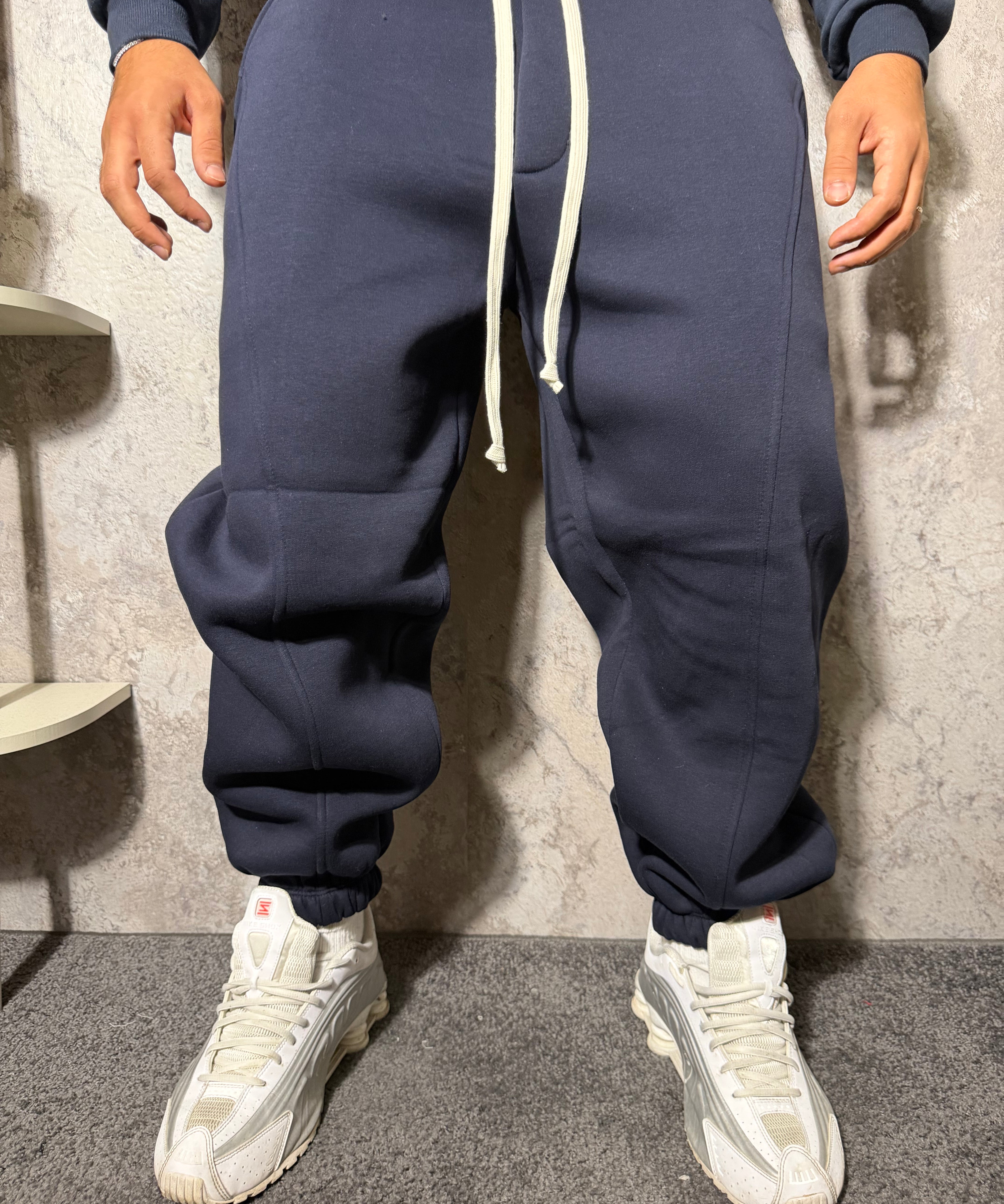 PANTALONE BASIC BALOON FIT CON POLSINO FELPATO