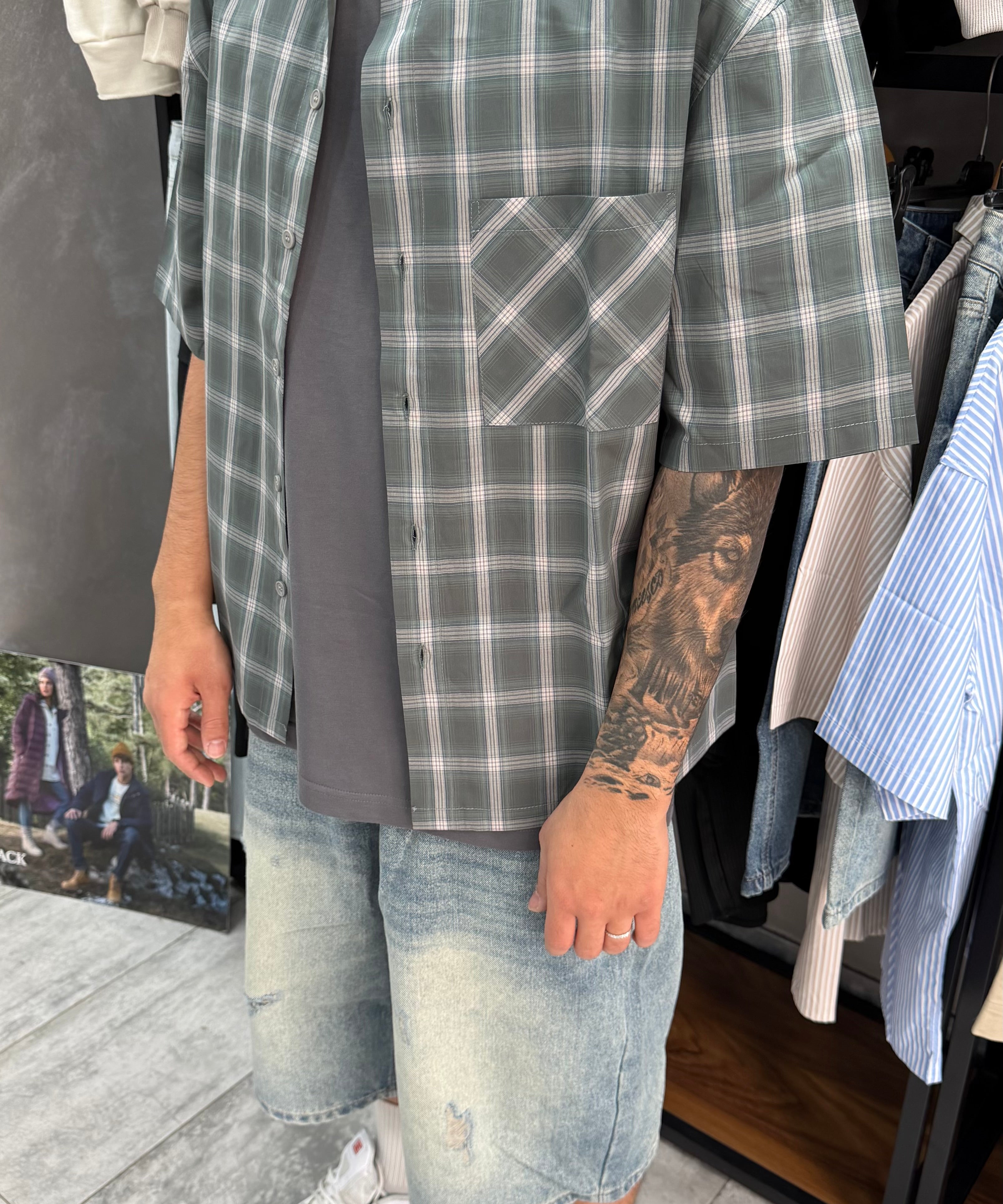 CAMICIA ISLAND CROP FIT