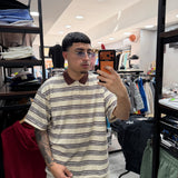 POLO A RIGHE OVER-SIZE