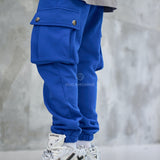 PANTALONE CARGO TUTA CON POLSINO KIDS PREMIUM EDITION | DUCA HOMME