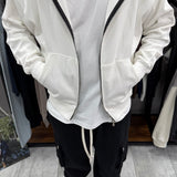 FELPA CON ZIP BASIC GARZATA