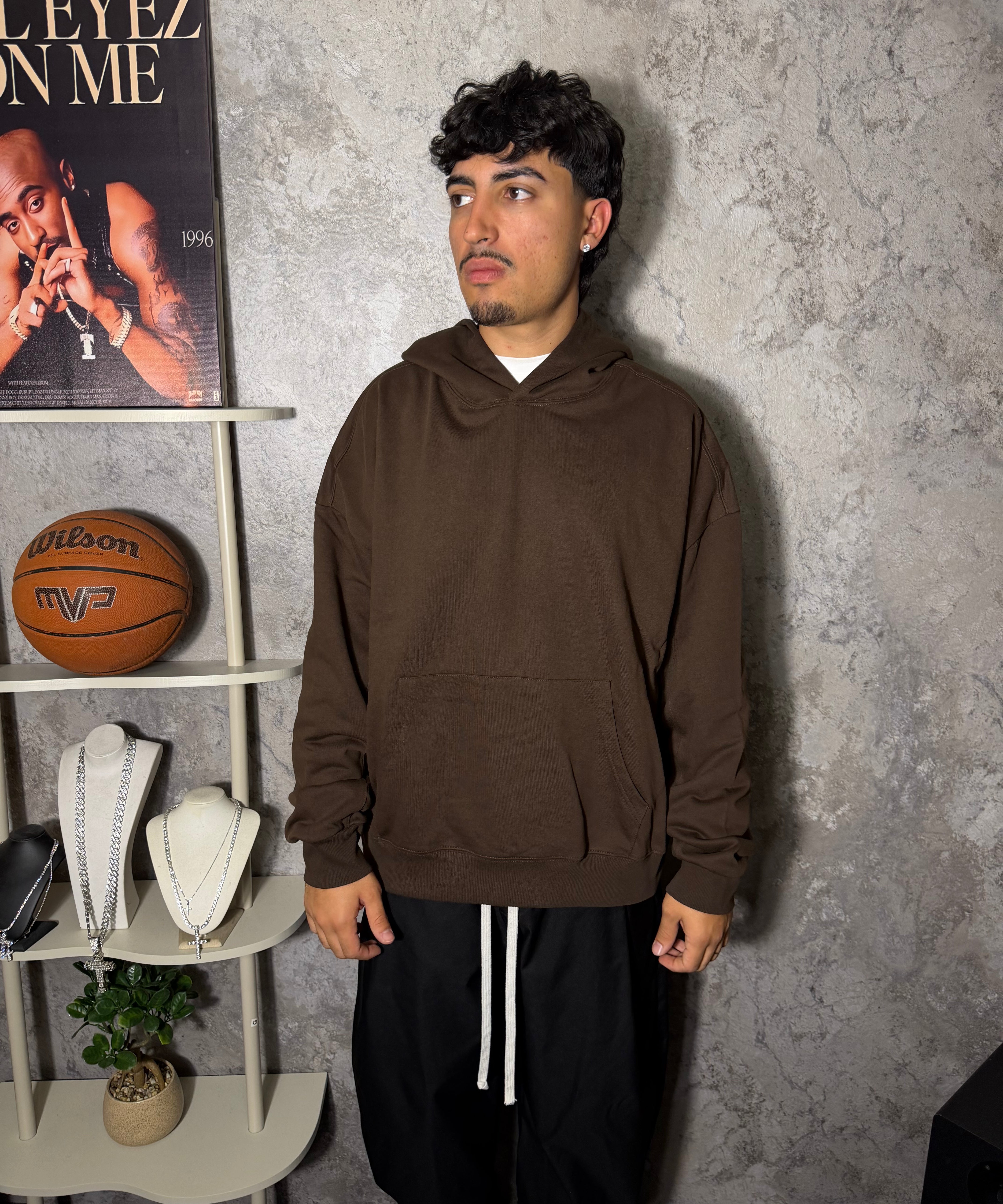 FELPA BASIC BOXY FIT 380GSM GARZATA