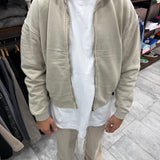 FELPA CON ZIP COLLO CLASSICO SLAVATA | DUCA HOMME