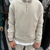 FELPA MEZZA ZIP SLAVATA | DUCA HOMME