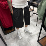 PANTALONCINO IN COTONE RIGIDO OVER-SIZE