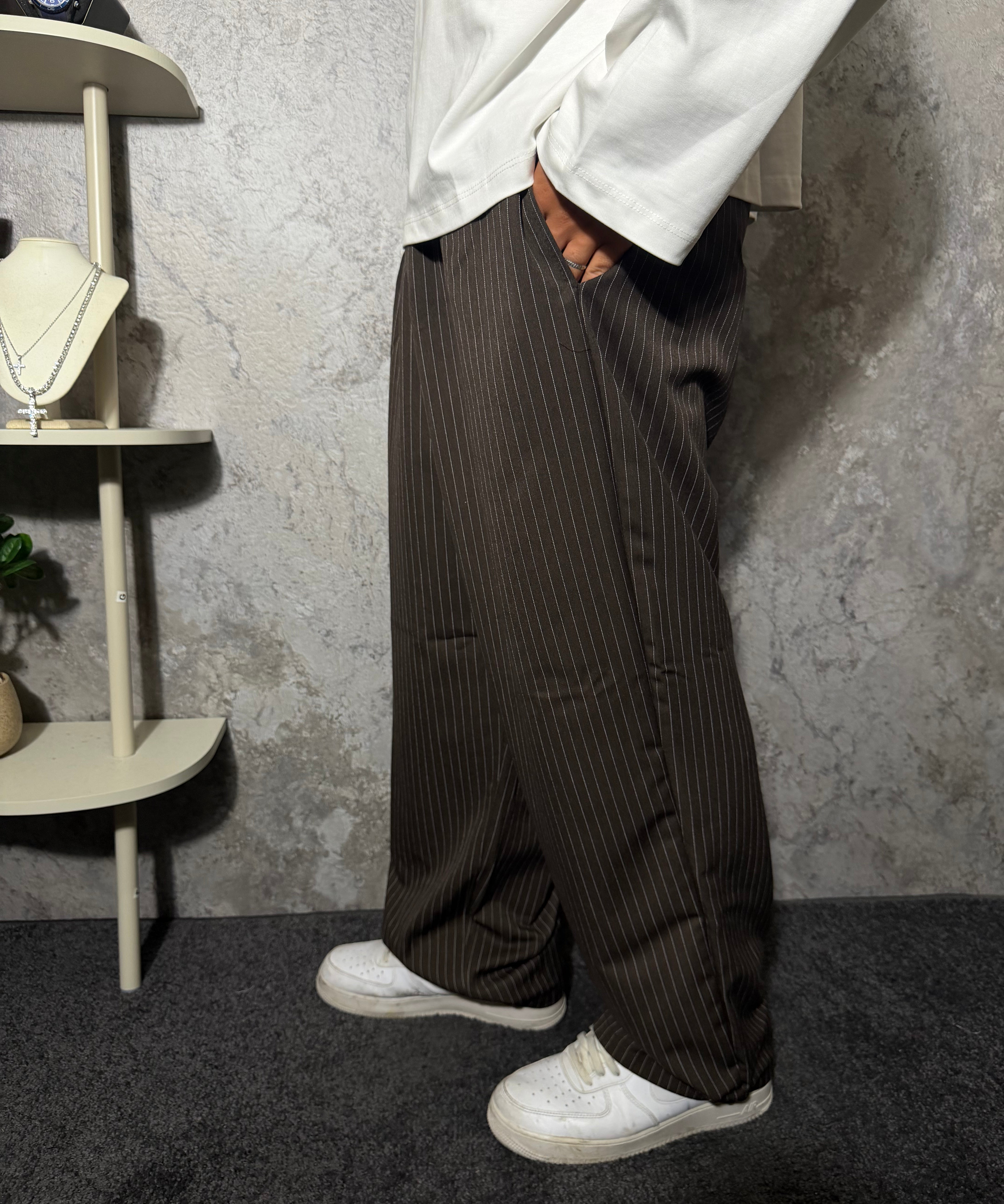 PANTALONE GENTLEMAN GESSATO
