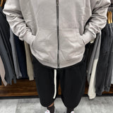 FELPA CON ZIP BASIC GARZATA