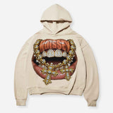 HOODIE GOLDEN DIAMOND JEWERLY GRILLS | NOISSEY