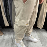 PANTALONE CARGO CON POLSINO SLAVATO | DUCA HOMME