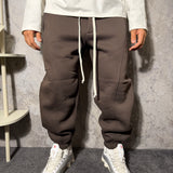 PANTALONE BASIC BALOON FIT CON POLSINO FELPATO
