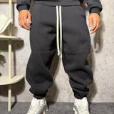 PANTALONE BASIC BALOON FIT CON POLSINO FELPATO