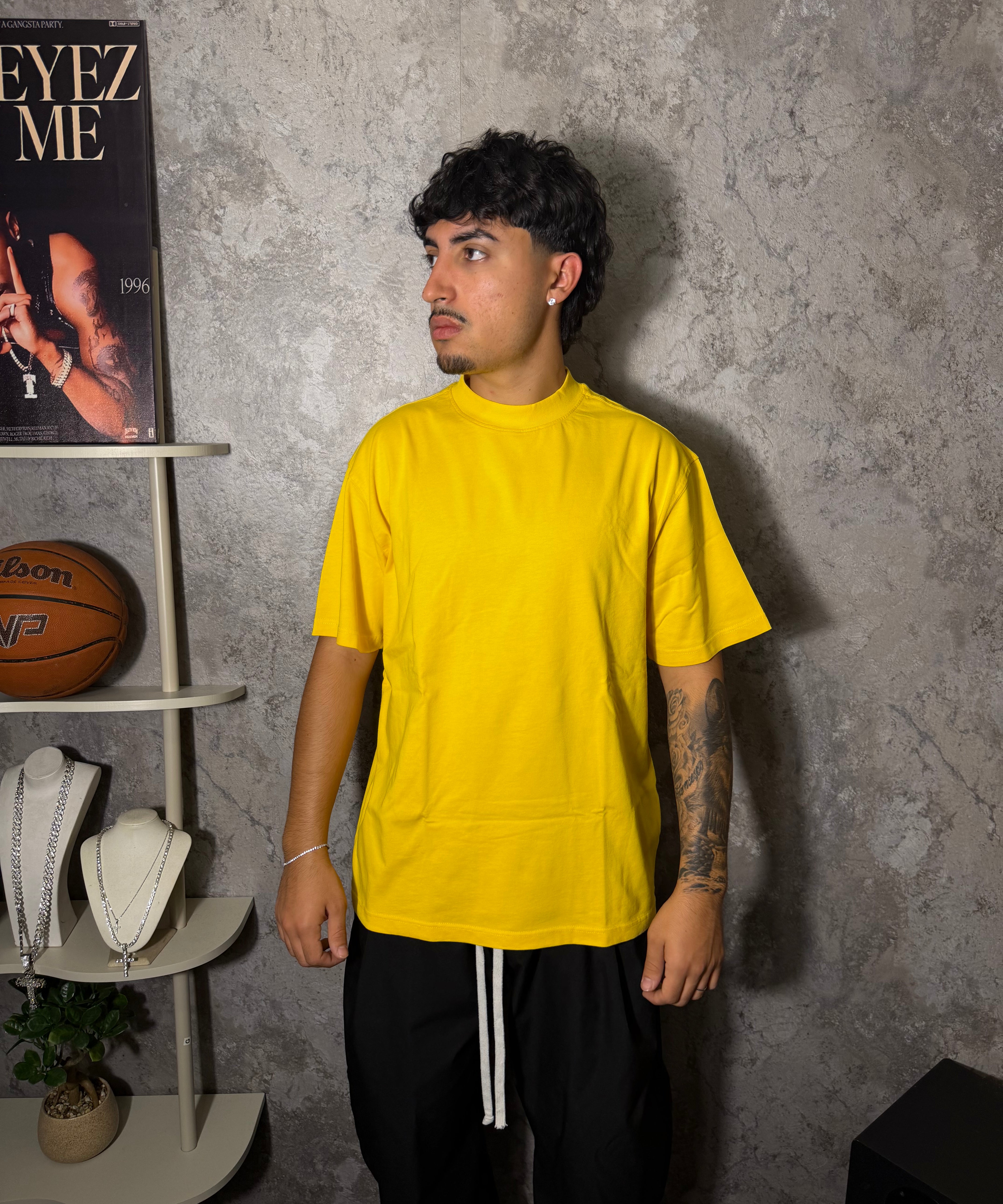 T-SHIRT A COLLO ALTO OVER-SIZE | PREMIUM EDITION
