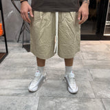 PANTALONCINO IN COTONE RIGIDO OVER-SIZE