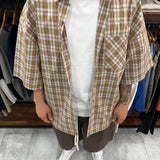 CAMICIONE A QUADRI SUPER OVER-SIZE