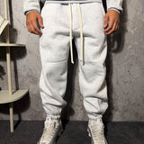 PANTALONE BASIC BALOON FIT CON POLSINO FELPATO