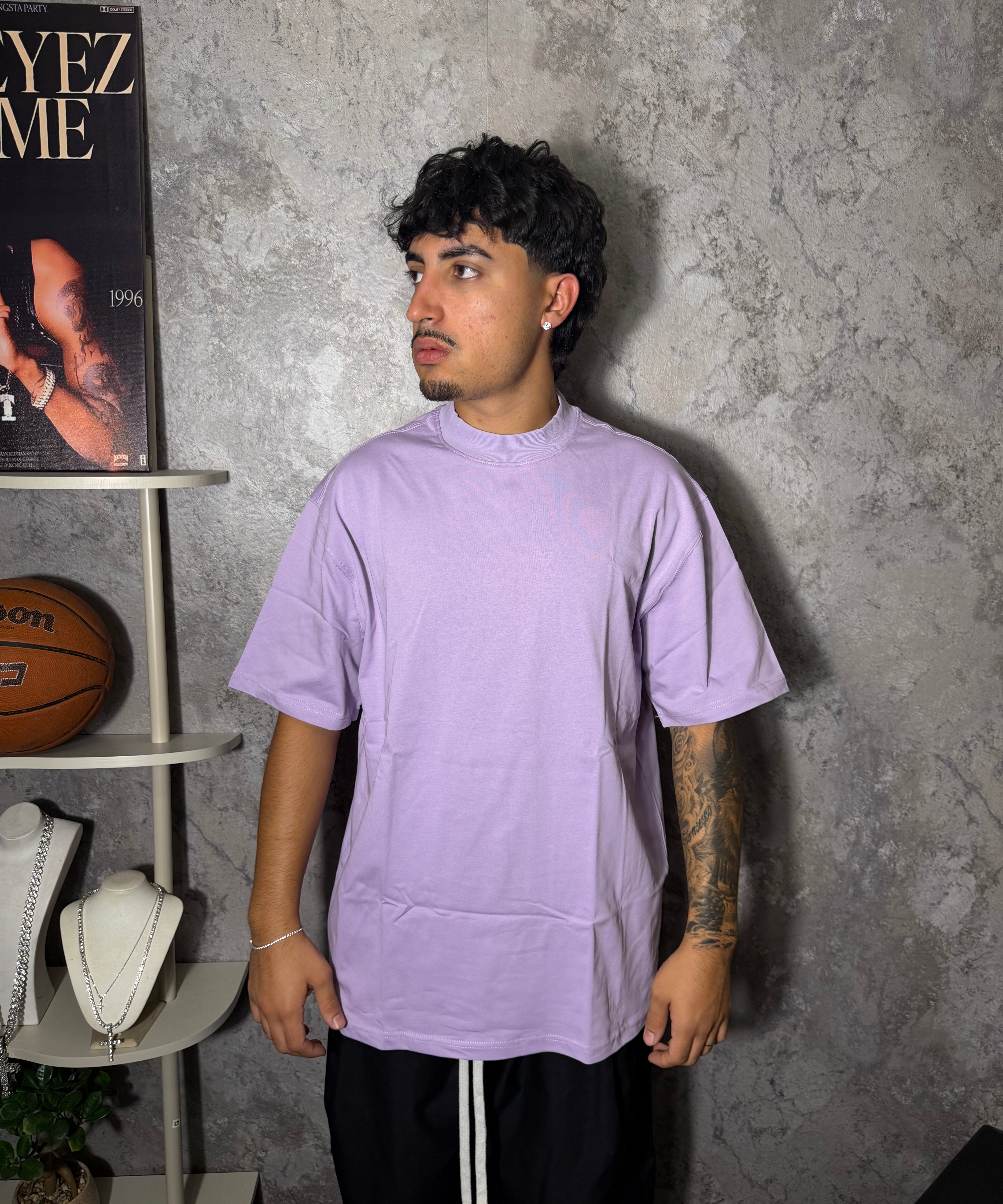 T-SHIRT A COLLO ALTO OVER-SIZE | PREMIUM EDITION