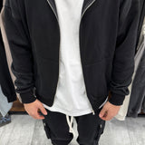 FELPA CON ZIP BASIC GARZATA