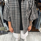 CAMICIONE A QUADRI SUPER OVER-SIZE