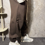 PANTALONE BASIC BALOON FIT CON POLSINO FELPATO