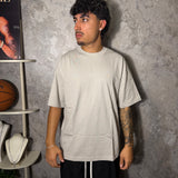 T SHIRT GIROCOLLO OVER-SIZE 220 GSM
