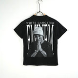 T-SHIRT WHITE GANGSTER
