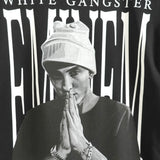 T-SHIRT WHITE GANGSTER