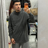 T-SHIRT LONG SLEEVE CON POLSINO SLAVATA | DUCA HOMME