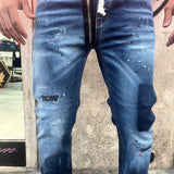 JEANS ZIPPED CIANOTIC