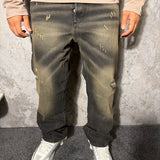 JEANS BAGGY EARTH BROWN